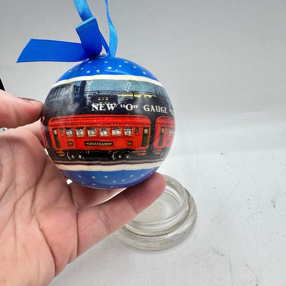 Lionel Trains 3" Christmas Ornament O Gauge holiday bauble BLUE - Picture 4 of 7